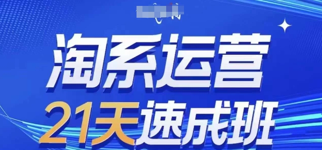淘系运营21天速成班(更新24年7月)，0基础轻松搞定淘系运营，不做假把式_七九老刘教程资源分享